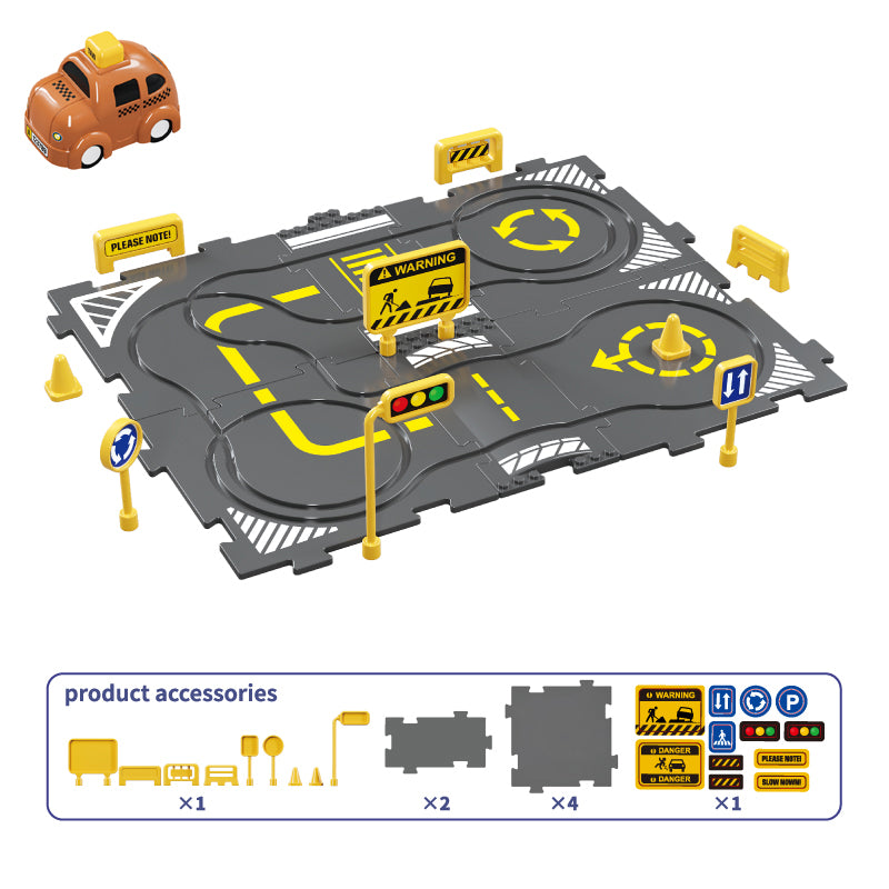 track toy set with e design for kids wholesale 