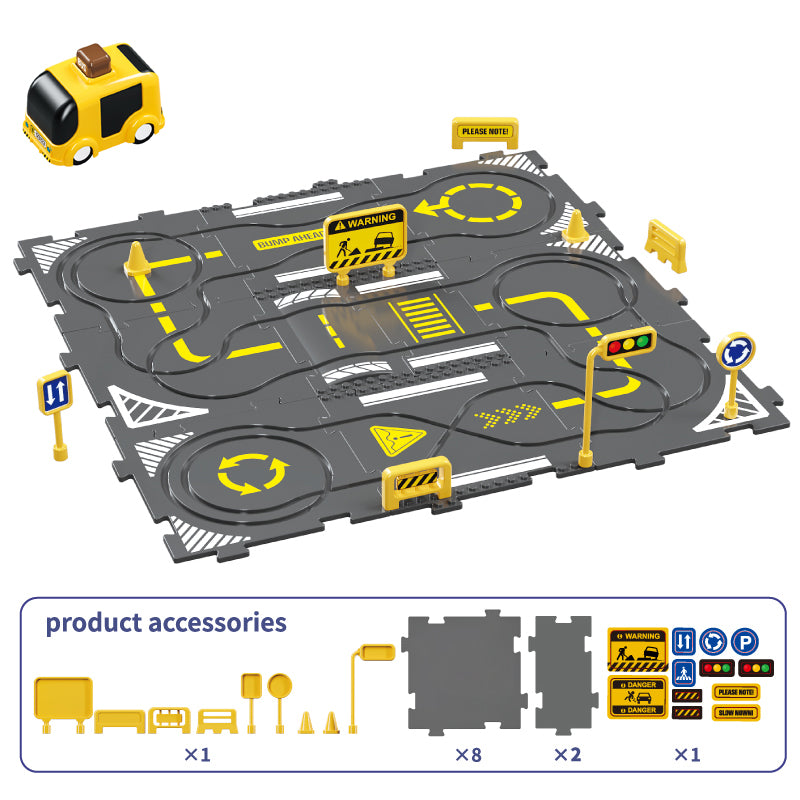 track toy set with e design for kids wholesale 