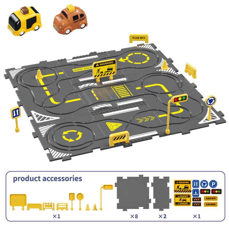 track toy set with e design for kids wholesale 