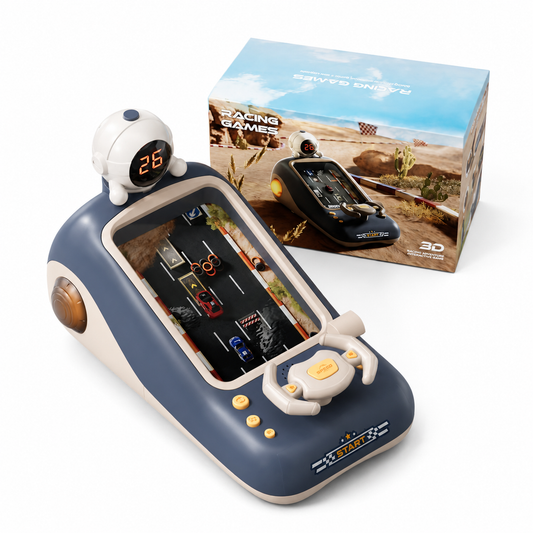 Remote control racing obstacle avoidance game toy for kids with steering wheel